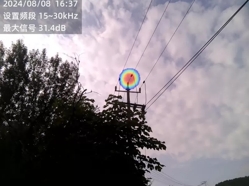 10кВ надземные линии акустический Имагер диагноз частичного разряда