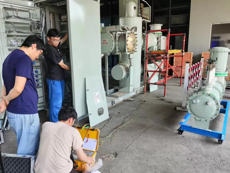 Случай тестов синхронизации и движения автоматических выключителей 110kV