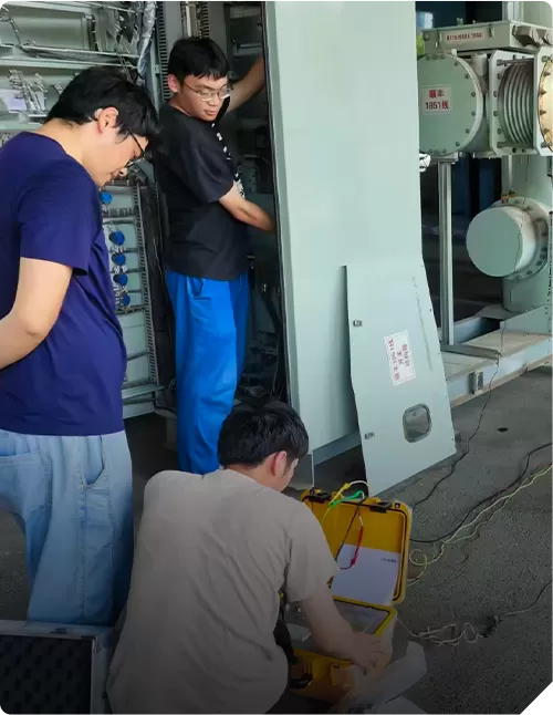 Случай тестов синхронизации и движения автоматических выключителей 110kV