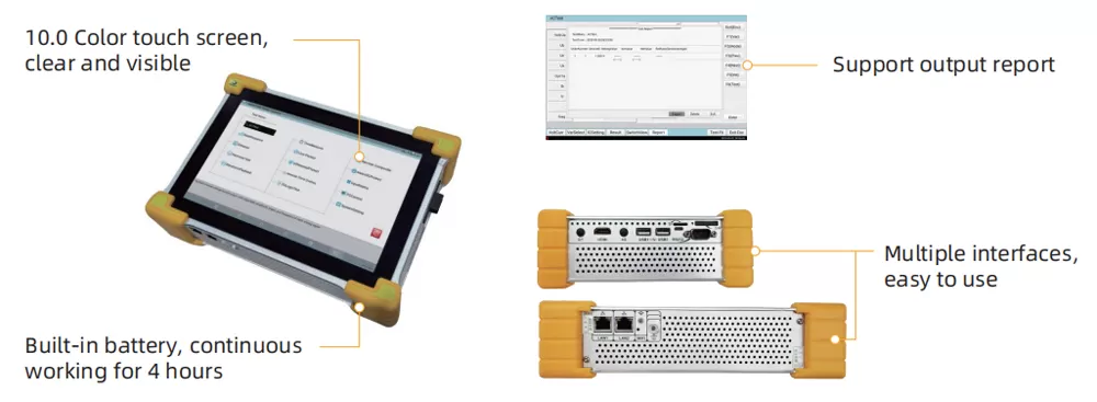 Features of PRE 431S PRO Hand-held Relay Test System