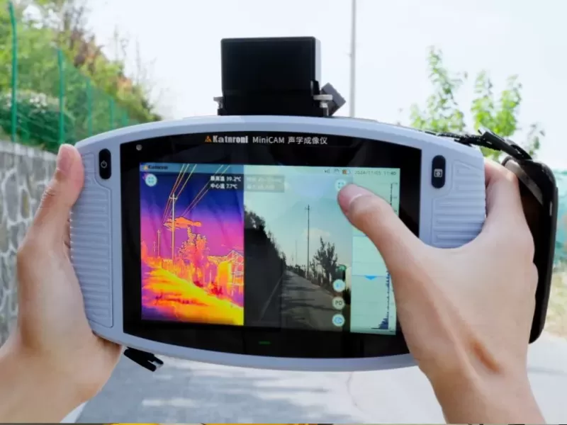 Акустический инфракрасный тепловизор MiniCAM следующего поколения и взрывозащищенный акустический тепловизор LeakCAM