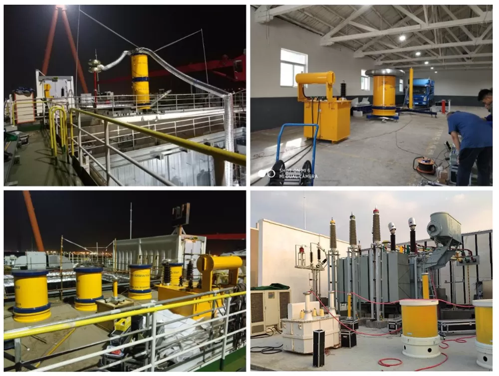 On-site Display of ESR-800 HV Resonant Test System