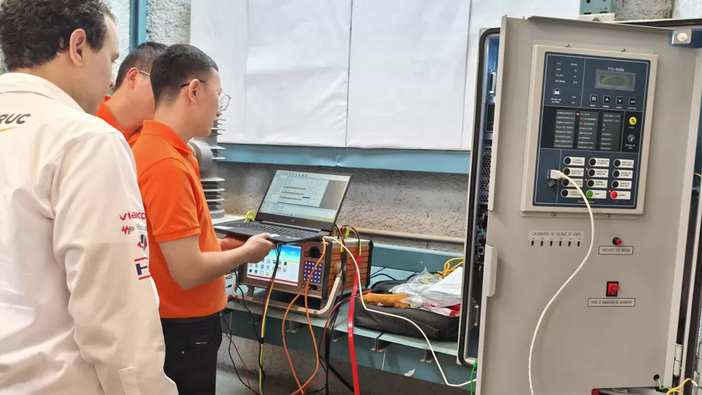 On-site Display of PRE 661 6 Current and 6 Voltage Relay Test System On-site Display of PRE 661 6 Current and 6 Voltage Relay Test System